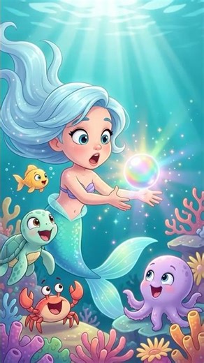The Lost Rainbow Pearl 🌈✨ | Underwater Friends Adventure! | Kids Cartoon #sakura #video #viral