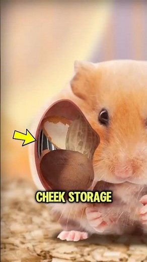 This Hamster Can Store More Food Than You Can Imagine! #shorts