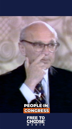 194K views · 5.2K reactions | "The way you solve things is by making it politically profitable for the wrong people to do the right things." Milton Friedman on the great misconception in politics. Stop waiting for the right politicians to get elected. Congress members are competing for votes—they'll support whatever is politically advantageous. Want better policy? Change the incentives, not the people. | Free To Choose Network | Facebook