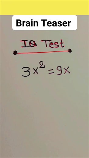 IQ test #simplicity #equation #math #simplicitychallenge #brain #IQTest #logic #viralreelsfb | Imperial Math Classes