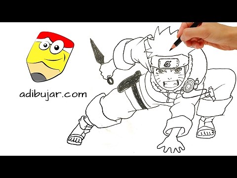 Cómo dibujar a Naruto cuerpo completo paso a paso | How to draw Naruto