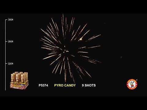 P5374 PYRO CANDY 9'S WINDA FIREWORKS