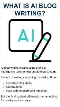 What is AI Blog Writing? #aiblogging #aiwebsites #seostrategies #aiseo