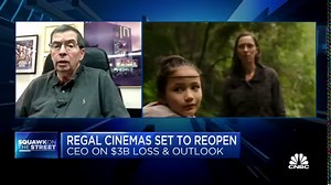 Cineworld CEO on reopening Regal Cinema movie theaters
