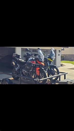 Adventure starts with the right trailer! One of our customers loaded up their bikes on our 9ft Karavan Pro Utility Trailer and hit the road for vacation; ready to ride new routes and chase fresh horizons. Where would you take your motorcycles if you had a trailer this easy to tow? #DSTrailerRentals #MotorcycleLife #AdventureReady #RideMore #TrailerLife | Drew Simms - DS Trailer Rentals