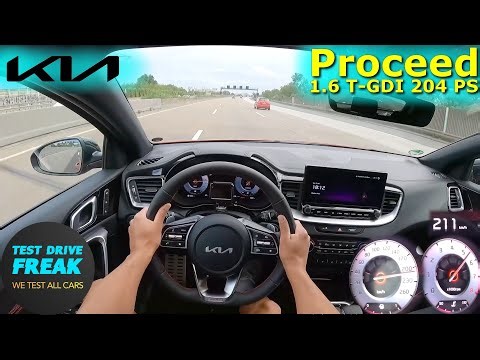 2023 Kia Proceed GT 1.6 T-GDI 204 PS TOP SPEED GERMAN AUTOBAHN DRIVE POV