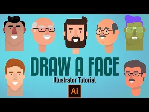 How to make a Character Face in Illustrator | Adobe Illustrator Tutorial