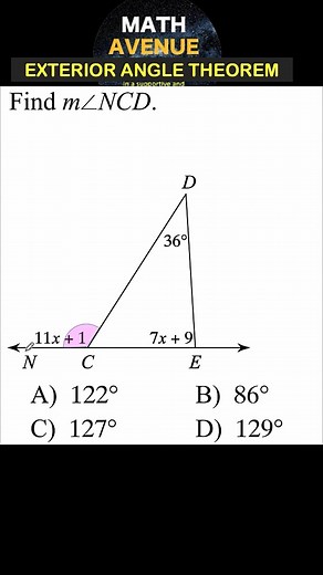 10K views · 173 reactions | Remote Exterior Angle Application #geometry #mathavenue #rolandoasisten #LETReview #satmath | Math Avenue : Learn Math By Examples | Facebook