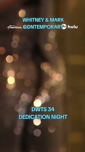 DWTS 34: Whitney & Mark's Captivating Contemporary Dance