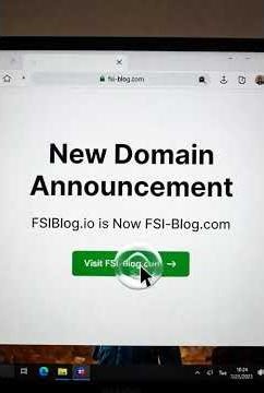 New Domain Announcement: FSIBlog.io is Now FSI-Blog.com #coding #programming #tech