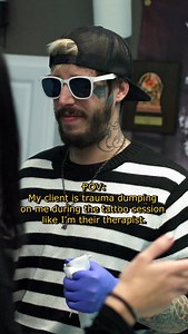 166 reactions · 14 comments | From tattoo to therapy session real quick  #tattoo #skit #meme #tattoos #tattooshop | Jake Karamol | Facebook