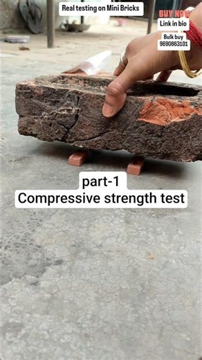 Mini Bricks vs REAL Engineering Tests! 🧱 Kitna Dum Hai Inme? #CivilEngineering #MiniBricks