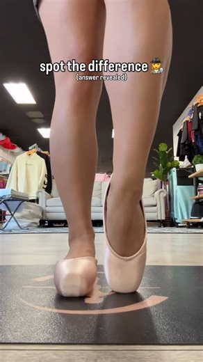 Spot the difference between these pointe shoes🩰 This one is pretty hard because they look really similar😅 There is only one difference between these shoes‼️ And it's that one is the strong shank and the other is the regular shank🙈 Did you guess right?😋 @capezio 🩰 #capezio #capeziolife #capeziopointeshoes #dance #dancer #dancestore #danceshop #thedanceshoppeoc #dancewear #dancefashion #danceshoes #orangecounty #smallbusiness #ocsmallbusiness #losangeles #lahabra #shopsmall #shoplocal #dancer