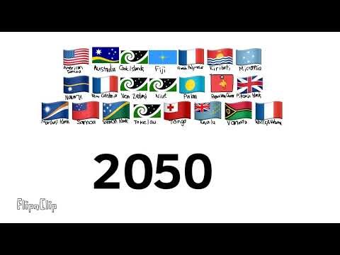 Future of Oceania Flags Part 1: 2024-2087