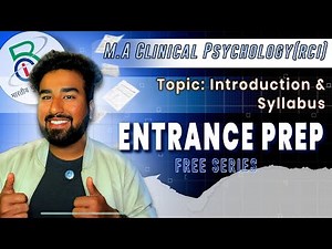 L-0 Introduction & Syllabus | M.A Clinical Psychology Entrance Prep | Christ, Amity, SGT, LPU, etc