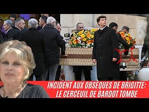 Incident aux obsèques de Brigitte: le cerceuil de Bardot tombe des mains de son fils qui a...