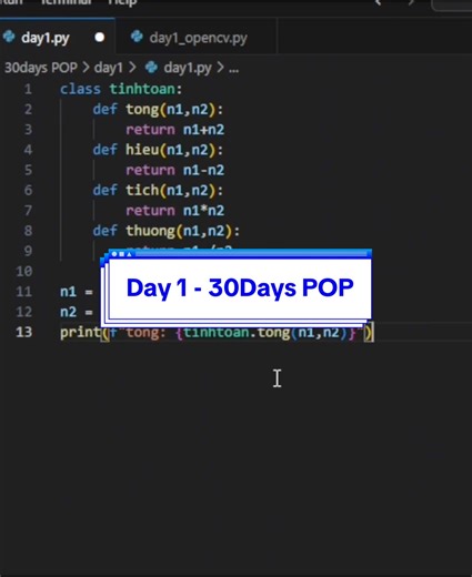 Day1 series 30Day Python OpenCV PyQt #python #computervision #CV #ai #code #coder