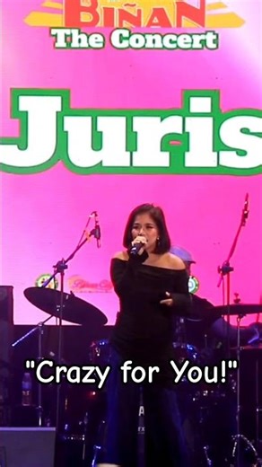 JURIS - "CRAZY FOR YOU" LIVE at Biñan Day Concert 2026 #juris #crazyforyou #opm #live #concert