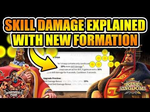 New Formation & Why Skill Damage Has Fallen Off - Rise of Kingdoms