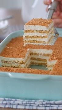 No-Bake Graham Cracker Cake