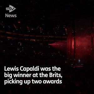 'I didn't realise it had boobs!' Lewis Capaldi was the big winner at the BRIT Awards, picking up two gongs for Best New Artist and Song of the Year. https://bit.ly/2SJta9r | STV News