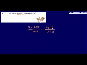 6. Estimation (GCSE Maths - Edexcel Practice Tests Set 4 - 1H)
