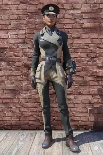 Fallout 76 Enclave Officer Uniform & Hat Outfit Set | Video Game Cosplay Costume | Gift for Gamers | Brotherhood of Steel Alternative - Etsy