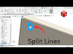 How to Use Split Line Tool in Solidworks
