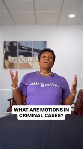 What are motions in a criminal case and how can they be used to get a dismissal? #blackfemalelawyer #atlattorney #georgialawyer #criminallaw #legaltips | Attorney Stephanie