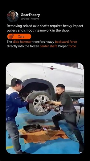 CLEVER WAY TO PULL AXLES QUICKLY