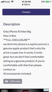What's the deal with Kijiji iPhones? - RedFlagDeals.com Forums