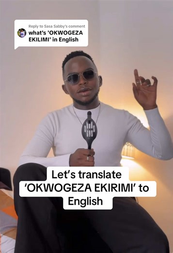 Replying to @Sasa Sabby The translation of the Luganda expression: ‘Okwogeza ekirimi,’ in the English language. #luganda #englishlesson #learnenglish #learnwithbigboyshaque #tiktokuganda🇺🇬🇺🇬🇺🇬