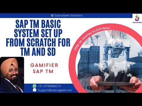 SAP TM Basic System set up from scratch for TM and SD