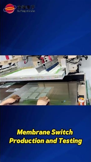 Complete Analysis of Membrane Switch Precision Production Technology #shorts #membraneswitch