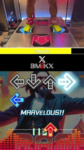 Rasputin by Majestic, Boney M | #ddr #dancedancerevolution #stepmania#shorts