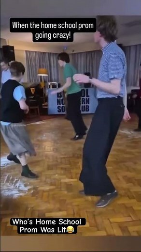 When the home school prom is going crazy #shorts #school #funny #comedy #dance #memes #homeschooling