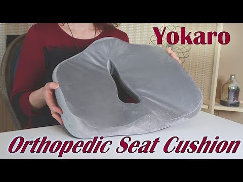 YOKARO ORTHOPEDIC SEAT CUSHION🍀Relieve Lower Back Pain| PILLOW REVIEW 👈