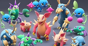 Cartoon Characters - Evolution Pack vol.1 | 3D Creatures | Unity Asset Store