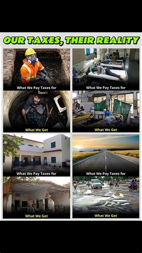 Our Taxes, Their Reality 💸 | What We Pay vs What We Get in India