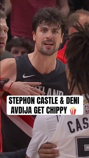 Castle put the ball in Avdija’s chest 😳