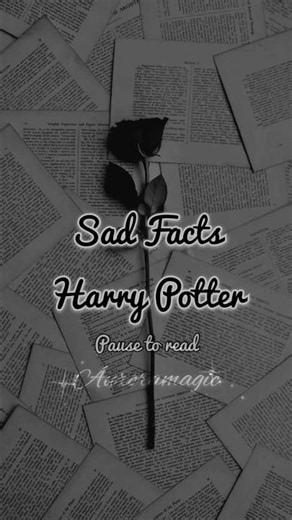 Sad Facts Harry Potter | Heartbreaking Moments🥀
