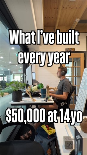Galen • 🇺🇸 in 🇦🇺 on Instagram: "2011: At 11 years old, I learned to code making Minecraft mods, started a server called AwesomeCraft 2012: Server grew to 50-100 active players, started selling in-game purchases ($50 for fly commands) 2013: Minelegacy (massive server network) bought AwesomeCraft for $500, used the money to build my first computer, got better at coding and learned how to make apps 2014: Made a series of unsuccessful games, then Illuminati Soundboard blew up - peaked at #3 in U