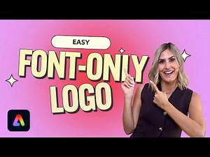 Create Font-Only Logos in #AdobeExpress | Adobe Express