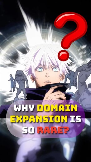 Why Most Sorcerers Can’t Use Domain Expansion 🔮#anime #jujutsukaisen #jjk #animeshorts #gojo