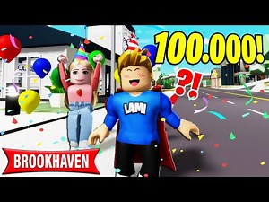 100.000 ABONNENTEN LIVESTREAM in BROOKHAVEN! (Roblox Brookhaven 🏡RP | Story Deutsch)