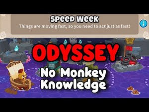 BTD6 Odyssey || Hard Mode Tutorial || No Monkey Knowledge || Speed Week