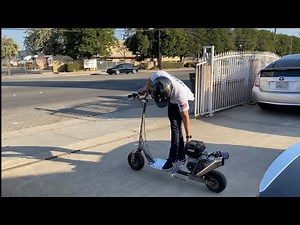 212cc Predator Scooter Custom Exhaust