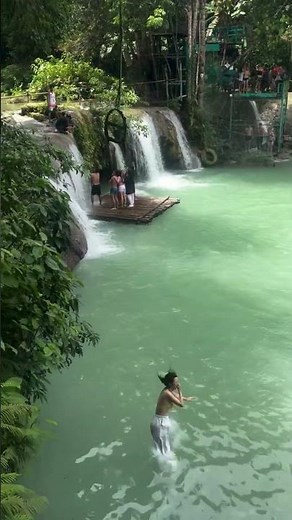 Swinging into Paradise at Cambugahay Falls 🌊