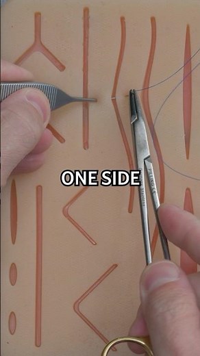 The Horizontal Mattress Stitch #surgeon #suture #medicine #medicaleducation