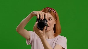 Close Female Photographer Using Camera Taking Stock Footage Video (100% Royalty-free) 1103990131 | Shutterstock